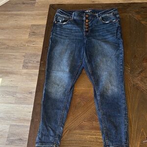 Edgely Women's Skinny Blue Jeans